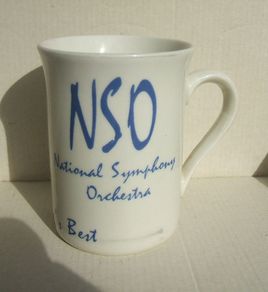 NSO (National Symphony Orchestra, Johannesburg) - a promotional ceramic mug