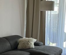 Modern Arc Floor Lamp in Excellent Condition