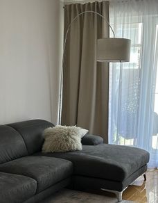 Modern Arc Floor Lamp in Excellent Condition