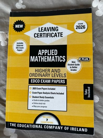Leaving Cert Applied Maths EDCO Exam Papers (2026 Edition)