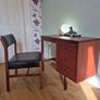 mid Century teak desk Image 2