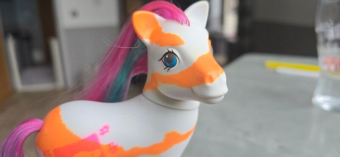 Lovebeam Colorswirl Ponies HTF Rare MLP G1 My Little Pony