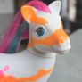 Lovebeam Colorswirl Ponies HTF Rare MLP G1 My Little Pony Image 2