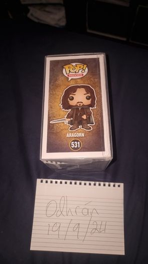 Lord of the Rings Signed Funko Pop Aragorn