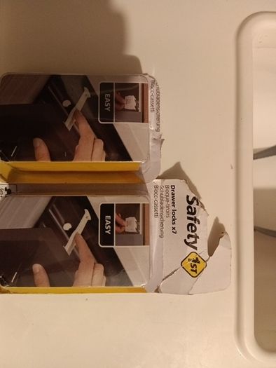 Safety locks Drawers