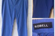 Robell designer trousers comfy chic blue