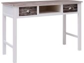 Writing Desk Brown 110x45x76 cm Wood