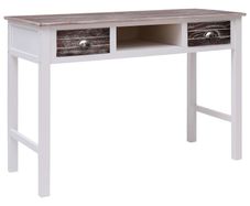 Writing Desk Brown 110x45x76 cm Wood