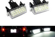 2x LED Licence Number Plate Light White Canbus Fit For Verso Verso S Yaris Vitz Auris Touring Sports Avensis Avalon