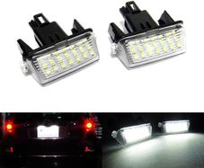 2x LED Licence Number Plate Light White Canbus Fit For Verso Verso S Yaris Vitz Auris Touring Sports Avensis Avalon