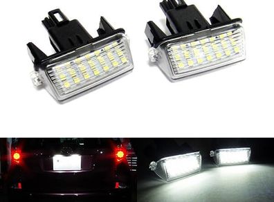 2x LED Licence Number Plate Light White Canbus Fit For Verso Verso S Yaris Vitz Auris Touring Sports Avensis Avalon