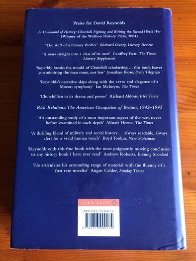 History book:'Summits.Six meetings that shaped the twentieth century' by David Reynolds