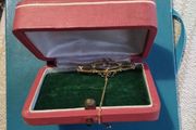 Gold   Victorian   Brooch Amethyst