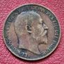1907 EDWARD VII (1901/10) Farthing coin Image 2