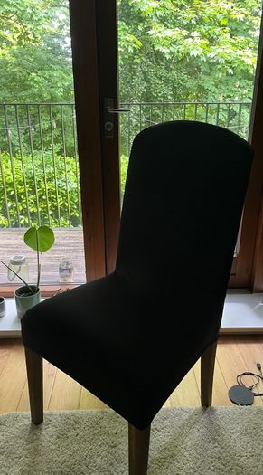 Cream coloured dining chair