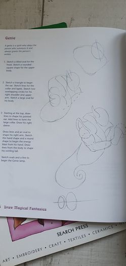 Drawing Books - Birds and Fantasy Figures  with 2 design source books  Decorative Initials & Flowers