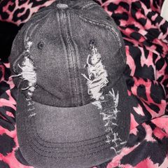 Distressed Demin Cap