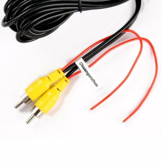 New 10m RCA Car Reverse Parking Camera Video Cable Extend Detection Wire #893