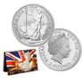 2012 UK 2 Pounds 1 oz Silver Bullion Coin Britannia BU (In Capsule) Image 2