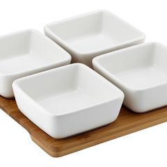 Party Snack Serving 4 Bowl and Tray Set Ladelle