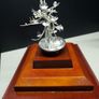 Silver Bonsai Tree Sculpture by Mitsunori Image 3