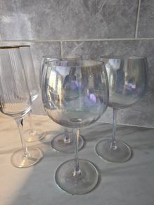 wine glasses and miscellaneous