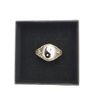 Yin Yang Sterling Silver Enamel Ring Image 10