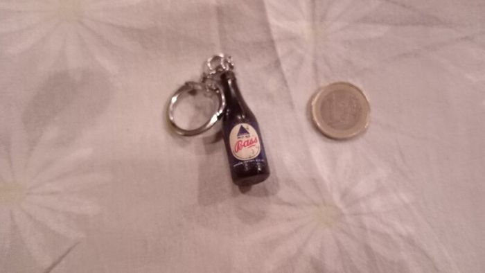 Bass Bottle key ring