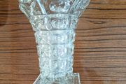 Vintage early 1900s pressed glass Celery Vase, stamped ''celery'