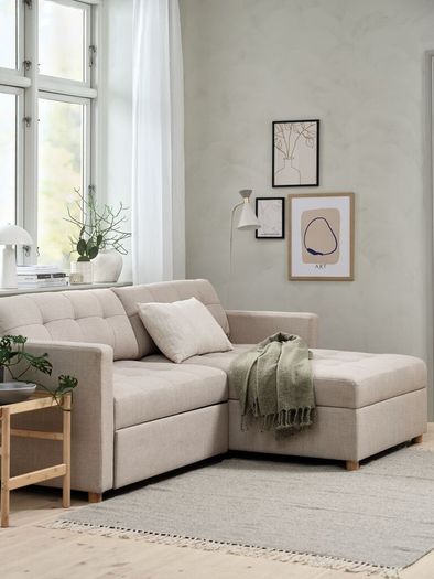 Jysk Corner sofa bed with storage Brand New