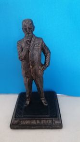Rare Bronze George Bernard Shaw Statuette