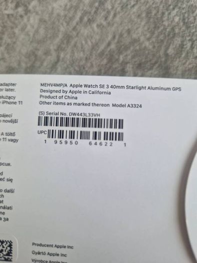 Apple Watch SE 3 40mm