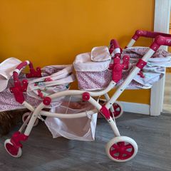 dolls double buggy