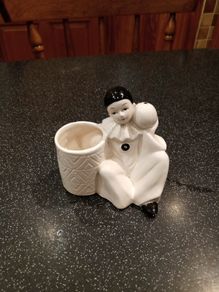 Vintage Pierrot Clown Holder