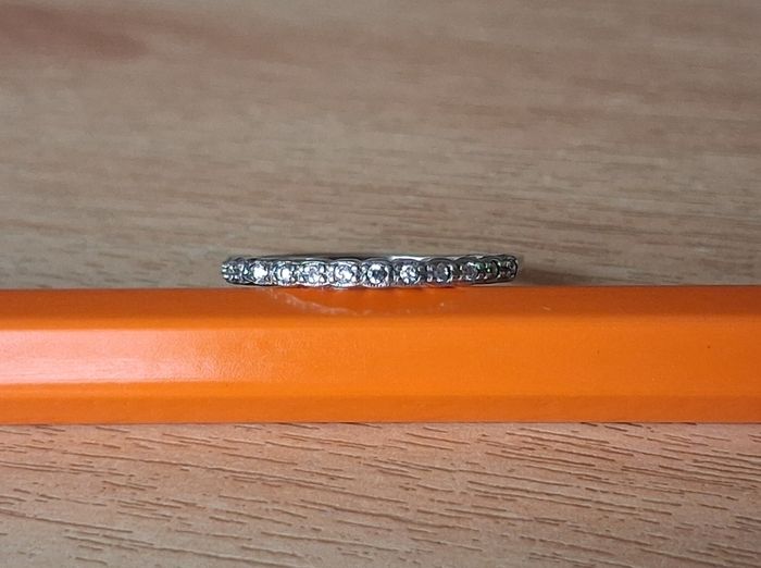 Silver ring size H1/2