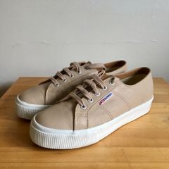 Superga leather sneakers, uk 4/eu 37