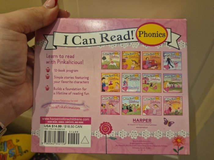 I can read Pinkalicious Phonics Set of 12 Books