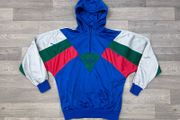 Rare True Vintage 80s Adidas Colorado Hoodie Sweatshirt Mens Small Trefoil