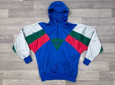 Rare True Vintage 80s Adidas Colorado Hoodie Sweatshirt Mens Small Trefoil