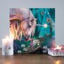 Beautiful Forest Fairy & Unicorn Canvas with Lights - excellent gift Image 2
