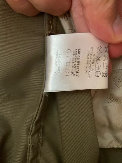 Vintage GUCCI Belted Safari Jacket Size 50 (L) - Authentic Mens