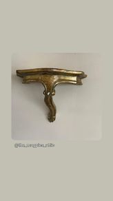VIntage giltwood wall shelf
