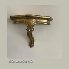 VIntage giltwood wall shelf