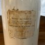 Vintage French Vinegar Stoneware Bornier Bottle. Image 4
