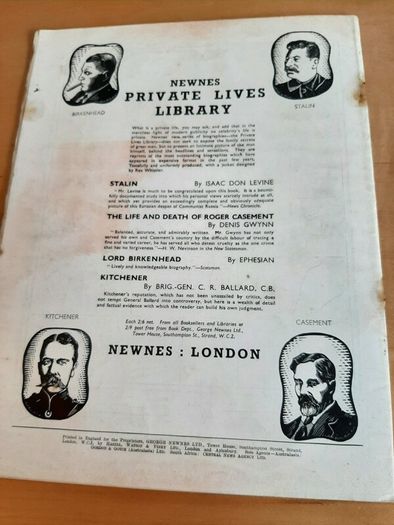 "Twenty years after" the 1914-18 war magazine