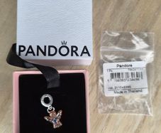 Pandora Sterling Silver Gingerbread Angel Dangle Charm 794247C01 NIB