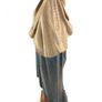 Vintage Hand Carved Madonna and Child Wooden Statue Image 8