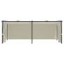 Gazebo with Curtains 3x6 m Cream Steel Image 4