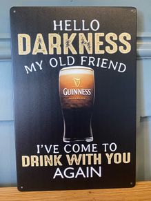 Guinness Tin Metal Sign
