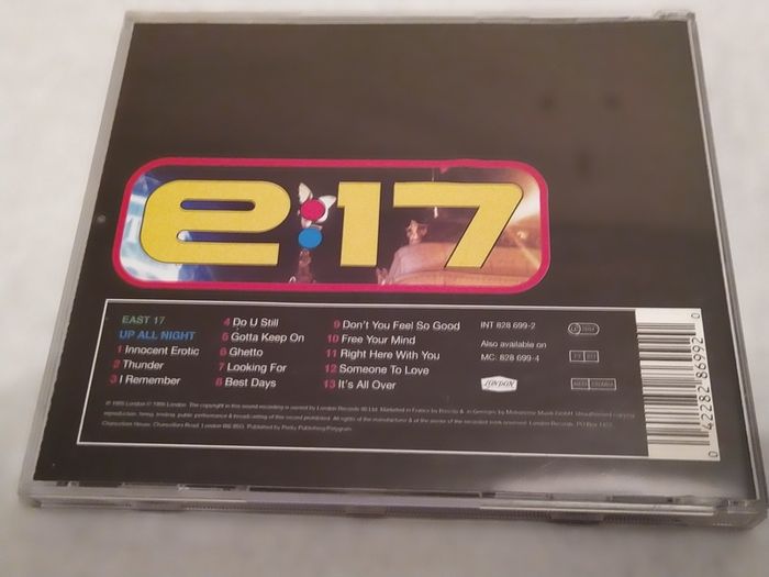 E-17 Up All Night Cd